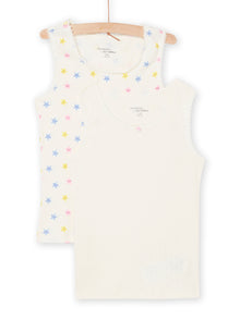  Set of 2 tank top with starts