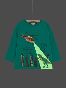  Boy empire green dinosaur T-shirt