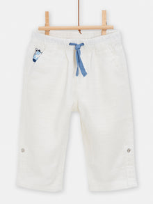  White trousers for babyboys