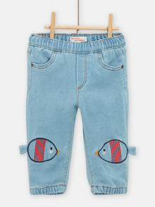  Fish-animated light jeans for BOYs