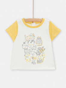  Cat and dog animation T-shirt for BOY