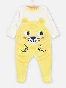  Yellow tiger romper for BOY