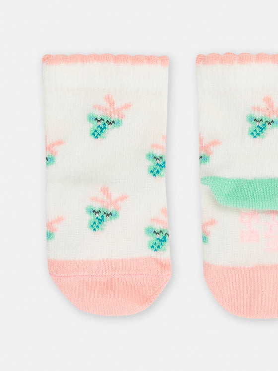 Off-white koala print socks for GIRLs