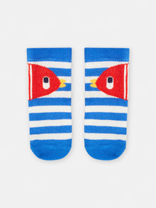  Striped Fish Pattern Socks for BOY