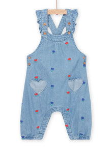  Dungaress with small flowers