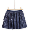 Blue Metallic skirt