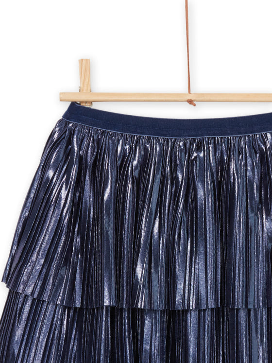 Blue Metallic skirt