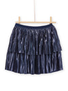 Blue Metallic skirt