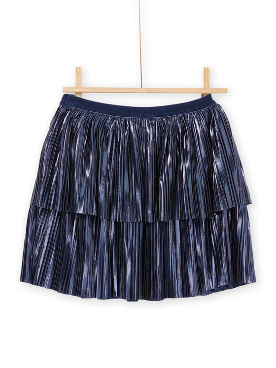 Blue Metallic skirt