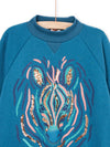 Ocean Sweatshirt with zebra pattern