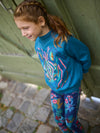 Ocean Sweatshirt with zebra pattern