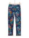 Tropical print pants