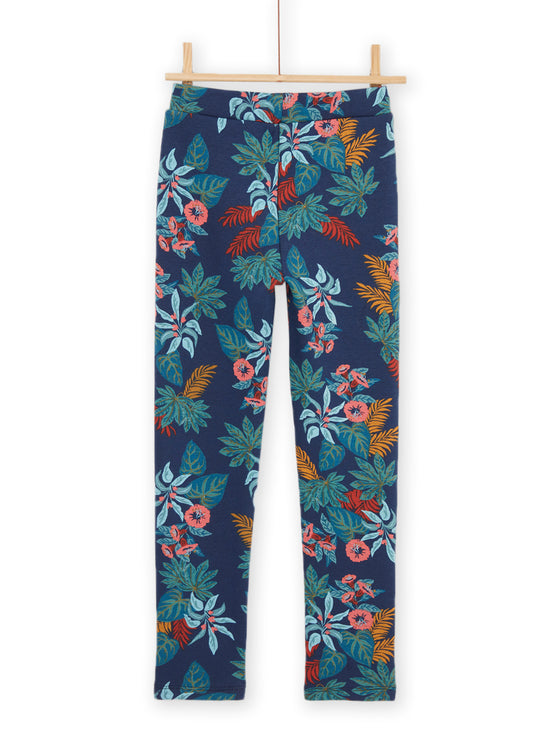 Tropical print pants