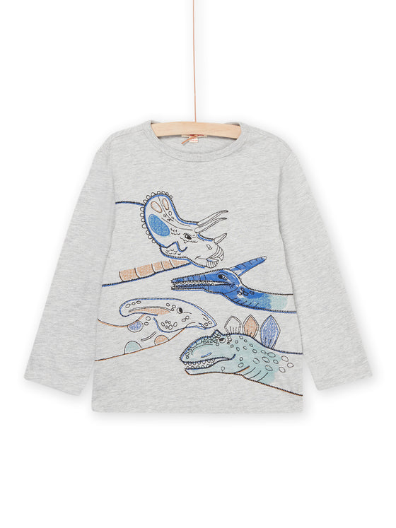 Long sleeve t-shirt with dinosaur design