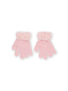 GLOVES WITH FAUX FUR CUFFS