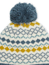 JACQUARD BEANIE WITH POMPOM