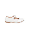 White Leather Mary Janes