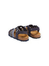 Navy blue sandals