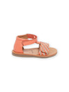 Leather coral sandals