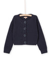 Plain cardigan blue