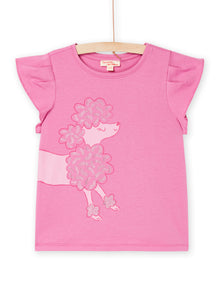  Cat animation t-shirt macaroon