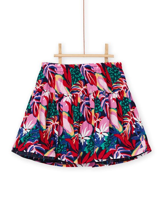 Reversible multicolored skirt