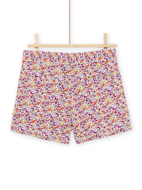 Floral print shorts