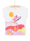 Bird pattern t-shirt