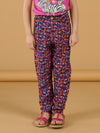 Multicolored poplin pants