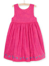 Reversible blue and pink dress