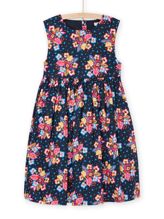 B.dress with floral print