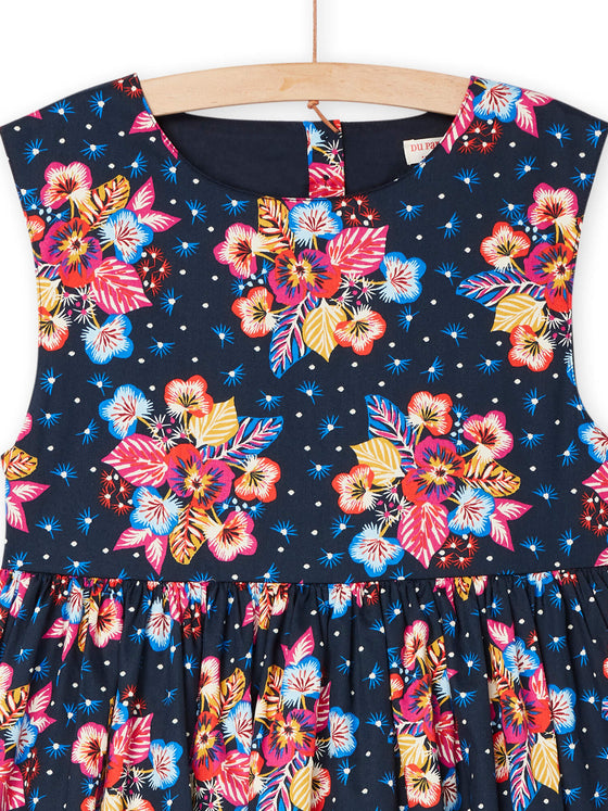 B.dress with floral print