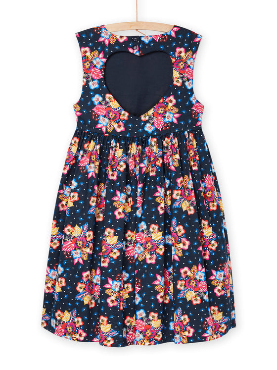 B.dress with floral print