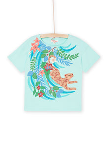  Jungle Print Short Sleeve T-Shirt