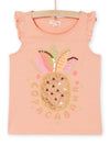 Peach tank top with pineapple animation