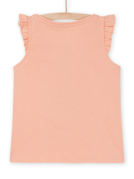 Peach tank top with pineapple animation