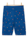 Bermuda shorts with small ship embroidery