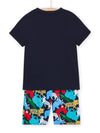 Midnight blue T-shirt and Bermuda shorts