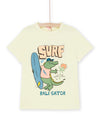 Yellow alligator t-shirt