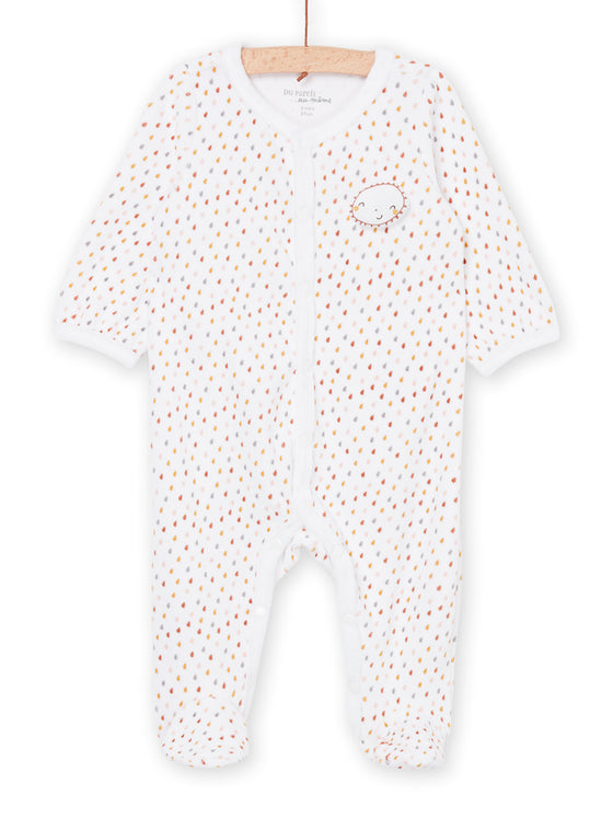 Fancy print sleepsuit