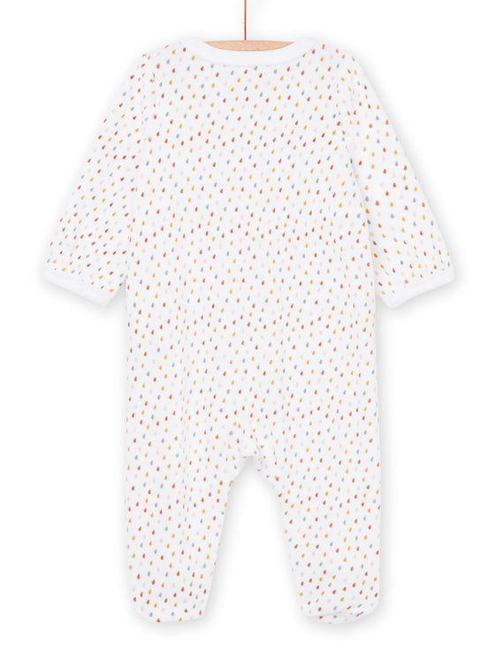 Fancy print sleepsuit