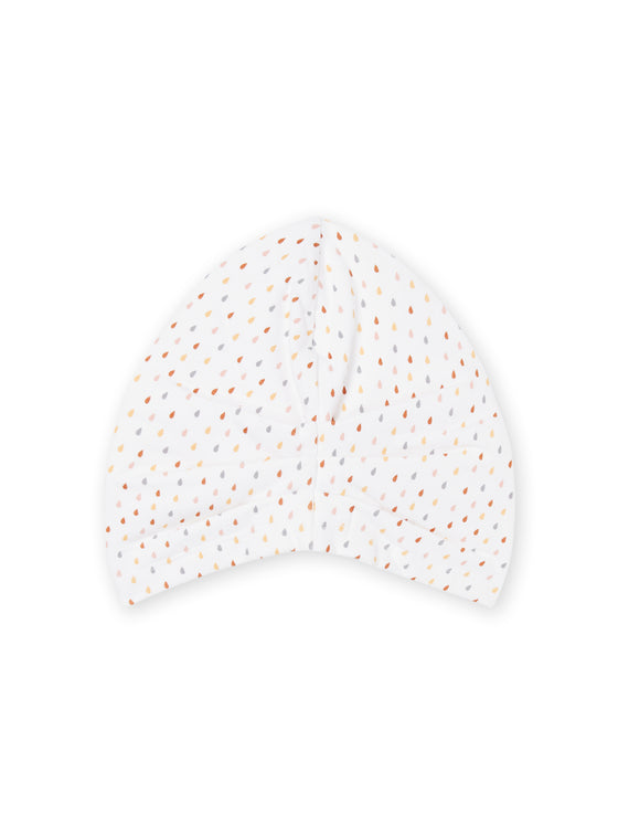 Newborn hat with fancy print