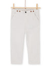 Beige pants with removable braces