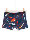 Pack of 5 boxers with dinosaur print