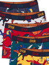 Pack of 5 boxers with dinosaur print