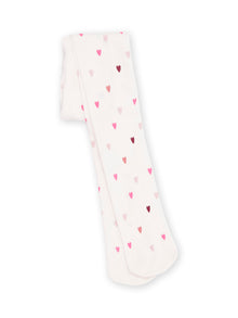  Tights with heart print