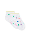 White socks with stars print