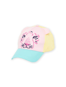  Tiger head color block cap