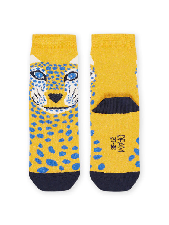 Leopard pattern socks