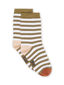  Striped print socks